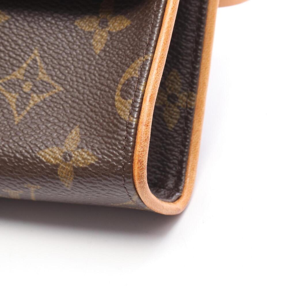 LOUIS VUITTON Authentic Brown Monogram Leather Pochette Fanny Pack - Picture 7 of 8